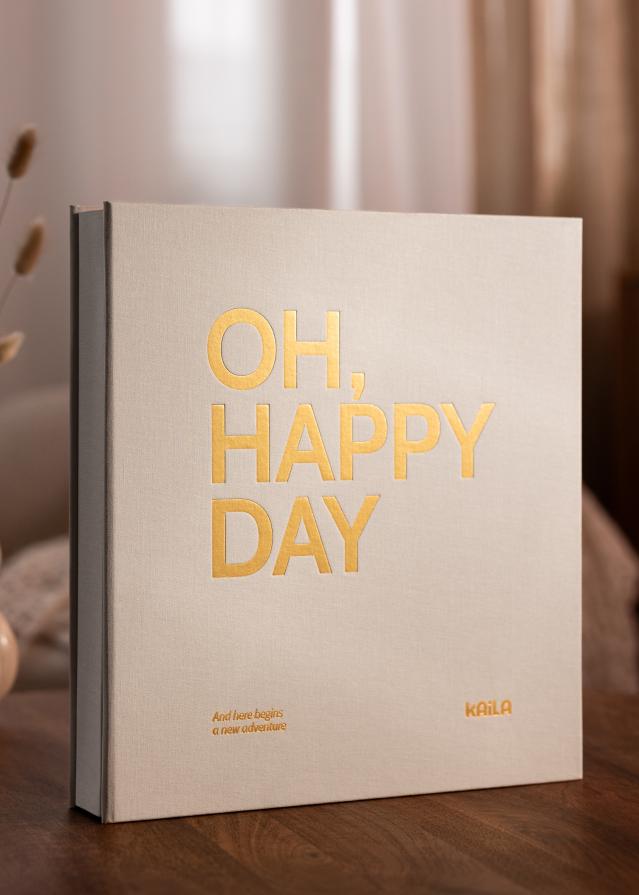 ID Factory KAILA Photo Album OH HAPPY DAY Cream - 600 photos in 10x15 cm