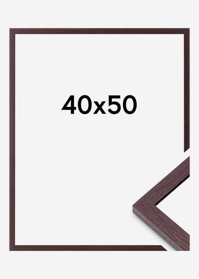 BGA Frame Modern Acrylic Glass Walnut 40x50 cm