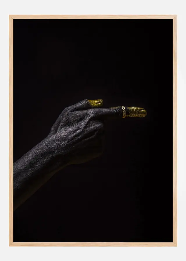 Bildverkstad Golden Hands II Poster