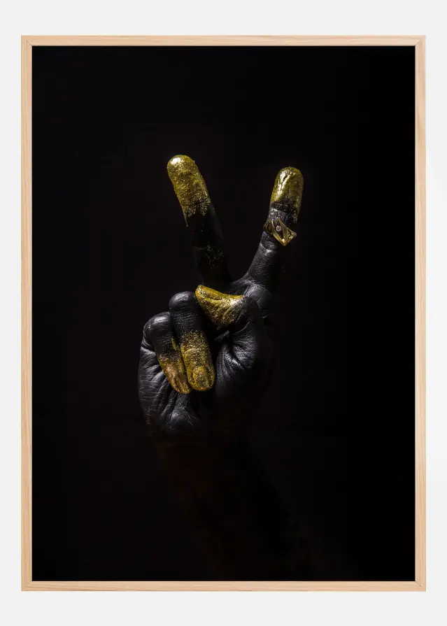 Bildverkstad Golden Hands III Poster