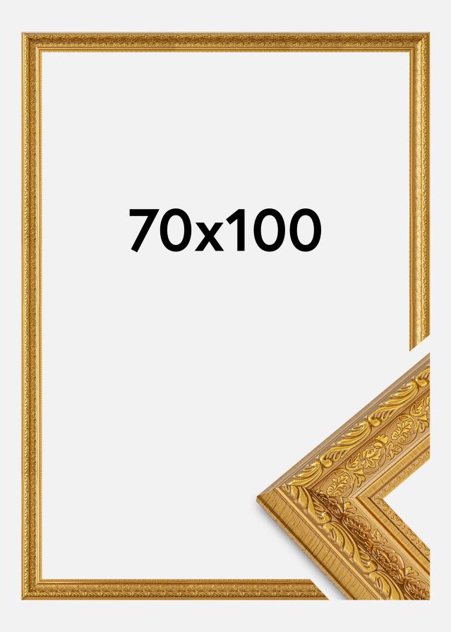 BGA Frame Ornate Acrylic Glass Gold 70x100 cm