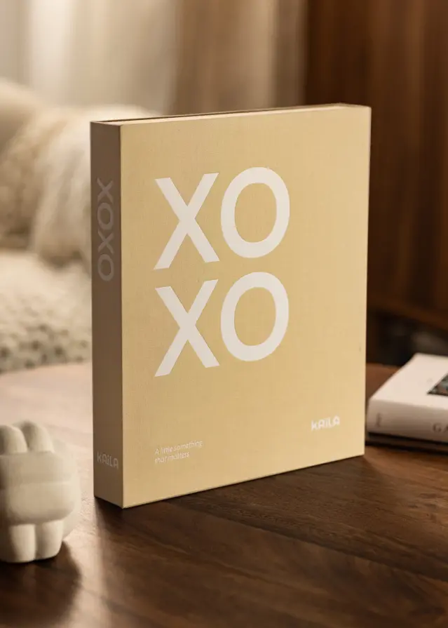 KAILA KAILA XOXO Nude - Coffee Table Photo Album (60 Black Pages)