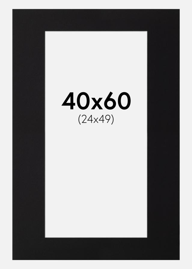 Artlink Mount Black Standard (White Core) 40x60 (24x49)