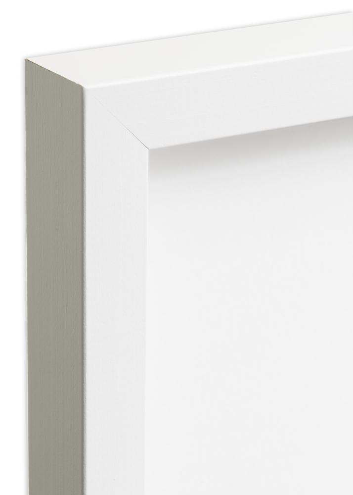 Ramverkstad Mirror Amanda Box White - Custom Size