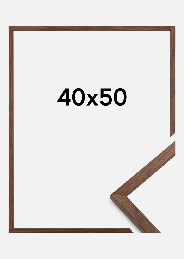 Estancia Frame Galant Acrylic Glass Walnut 40x50 cm