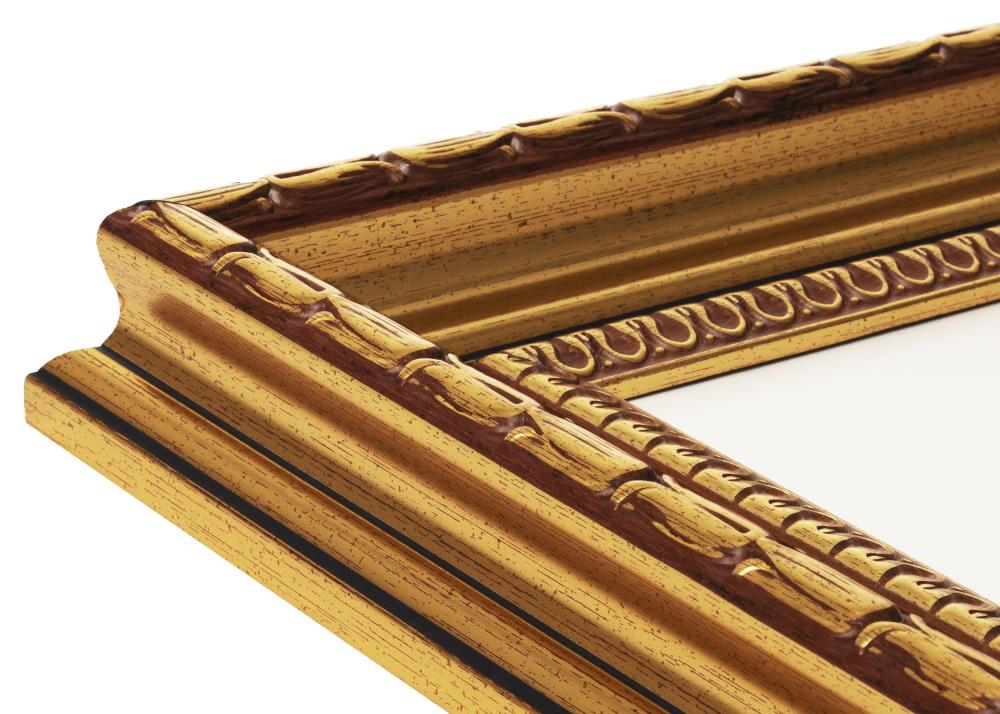 Ramverkstad 60x90 Ombud Mirror Birka Gold - Custom Size