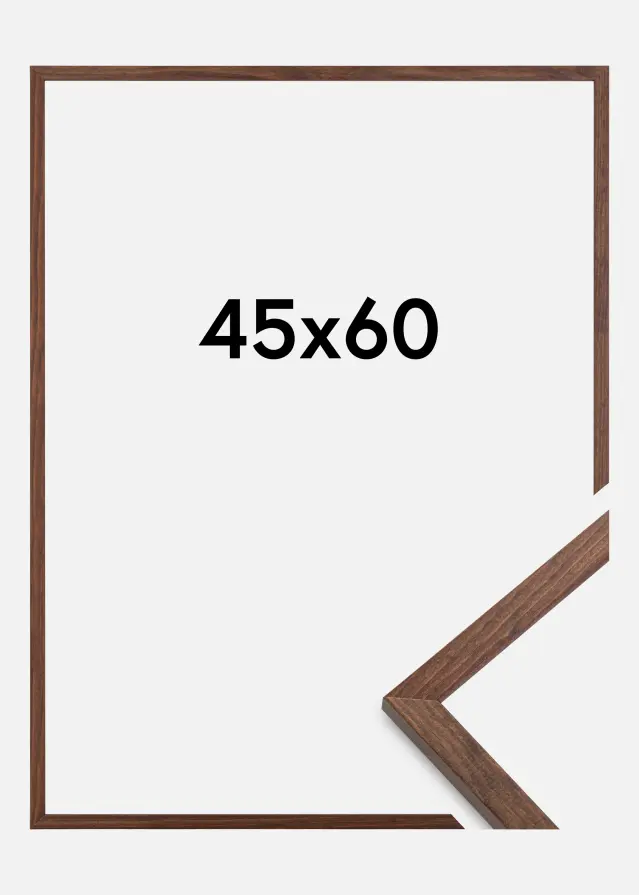 Estancia Frame Galant Acrylic glass Walnut 45x60 cm