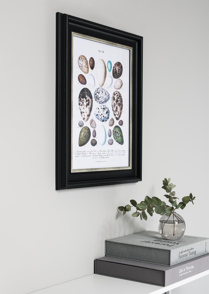 Galleri 1 Frame Dalarna Black-Silver 21x29,7 cm (A4)