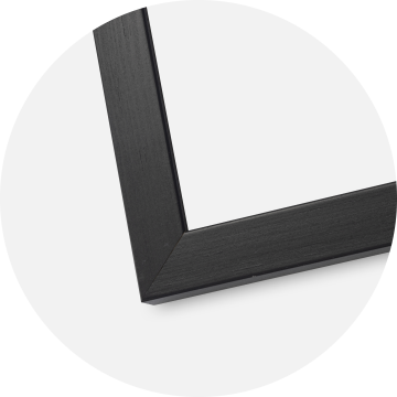 Ram med passepartou Frame Stilren Black 40x40 cm - Picture Mount Black 30x30 cm