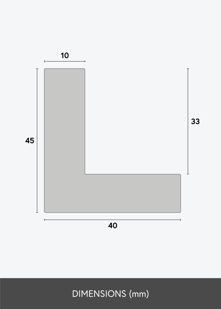 Ramverkstad Geb Canvas Frame Silver/White - Various Sizes