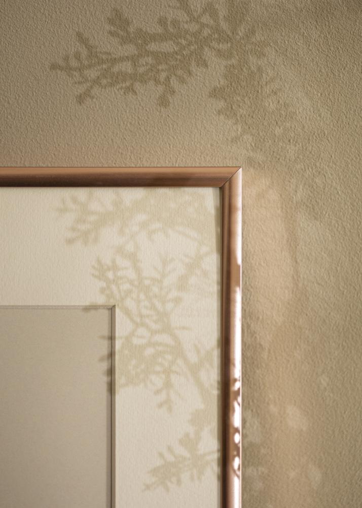 Ram med passepartou Frame Scandi Rose Gold 30x40 cm - Picture Mount White 8x12 inches