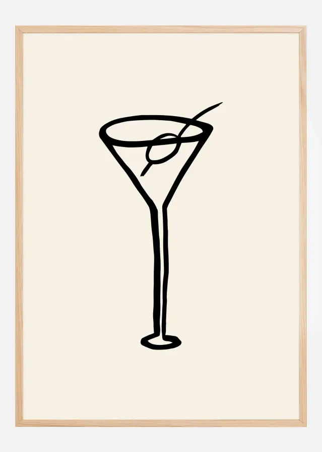 Bildverkstad Shaken, Not Stirred Poster