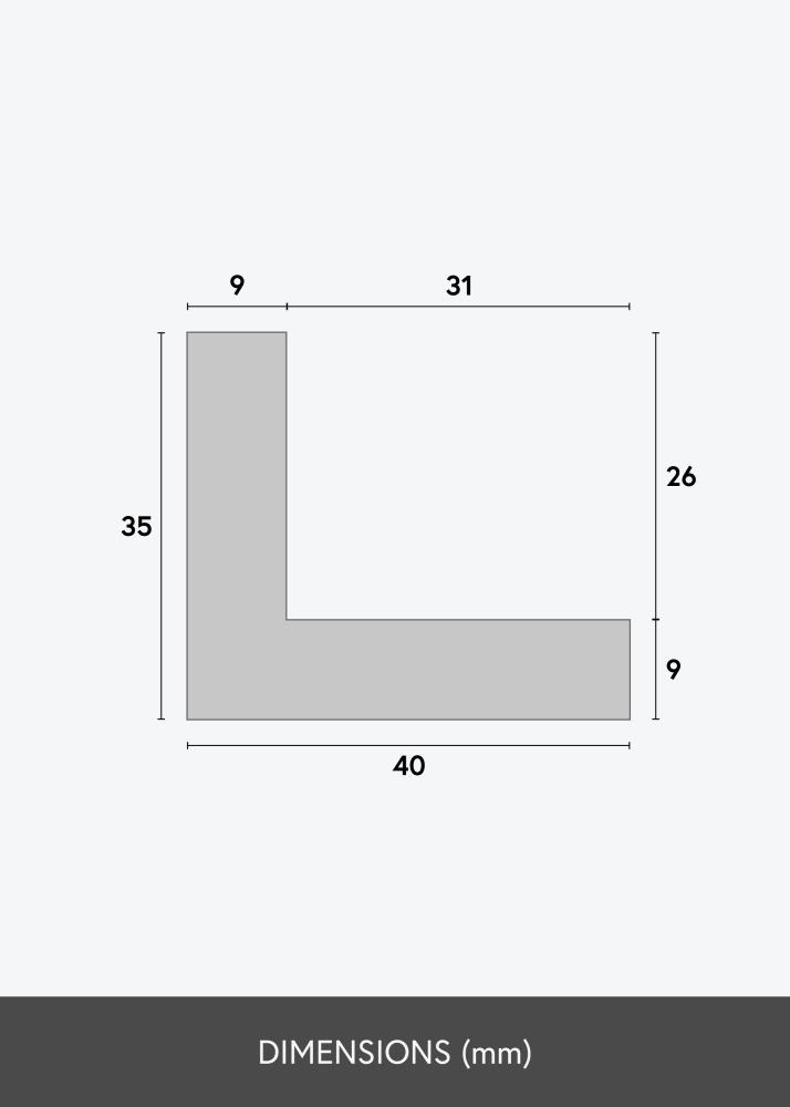 Ramverkstad Seth Canvas Frame White - Various Sizes