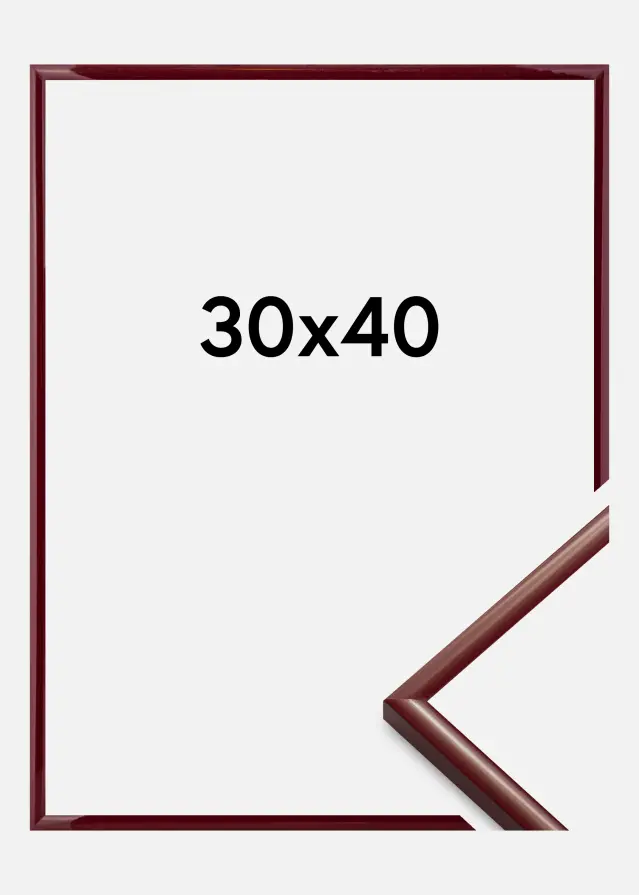 Walther Frame New Lifestyle Acrylic Glass Dark Red 30x40 cm