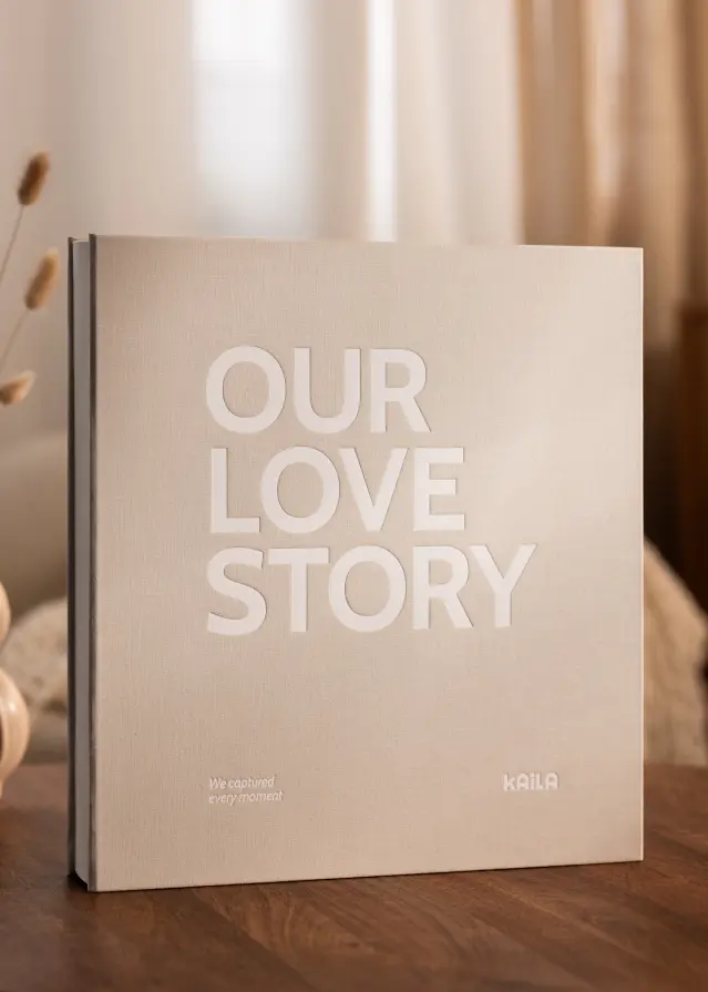 ID Factory KAILA Photo Album OUR LOVE STORY Cream - 600 photos in 10x15 cm