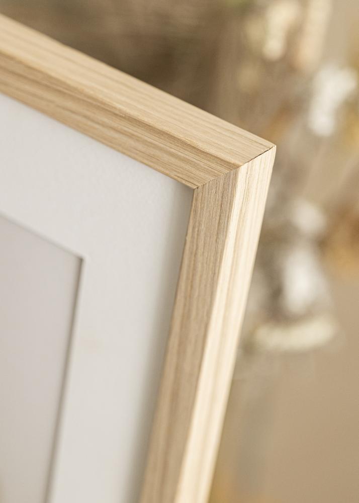 Ram med passepartou Frame Grimsåker Oak 20x20 cm - Picture Mount White 15x15 cm