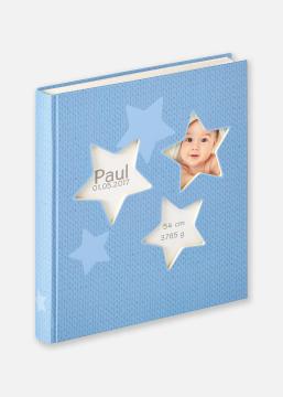 Walther Estrella Baby album Blue - 28x30.5 cm (50 White pages / 25 sheets)