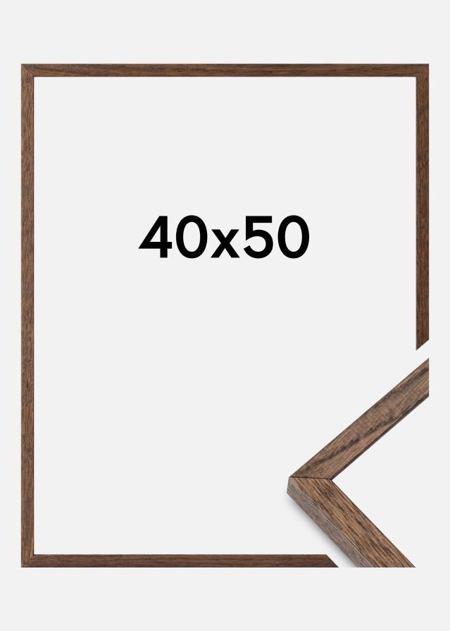 Artlink Massive Oak Acrylic Glass Dark Painted 40x50 cm