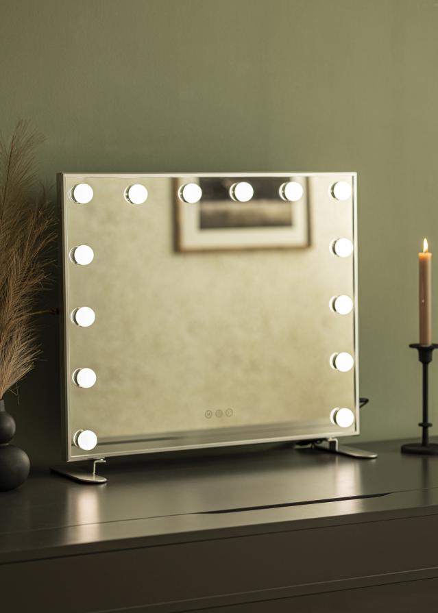 KAILA KAILA Make-up Mirror Hollywood 14 Silver 60x50 cm