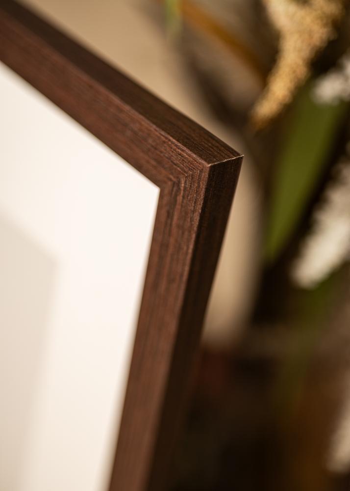 BGA Frame Deco Acrylic Glass Walnut 30x45 cm