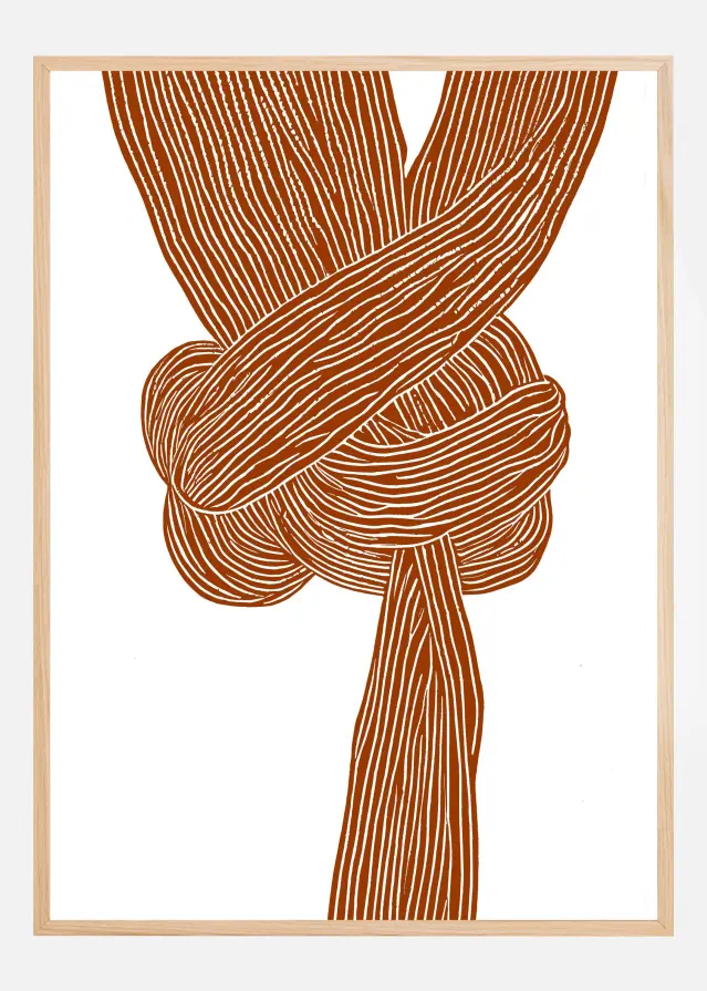 Bildverkstad Knots No 4 Poster