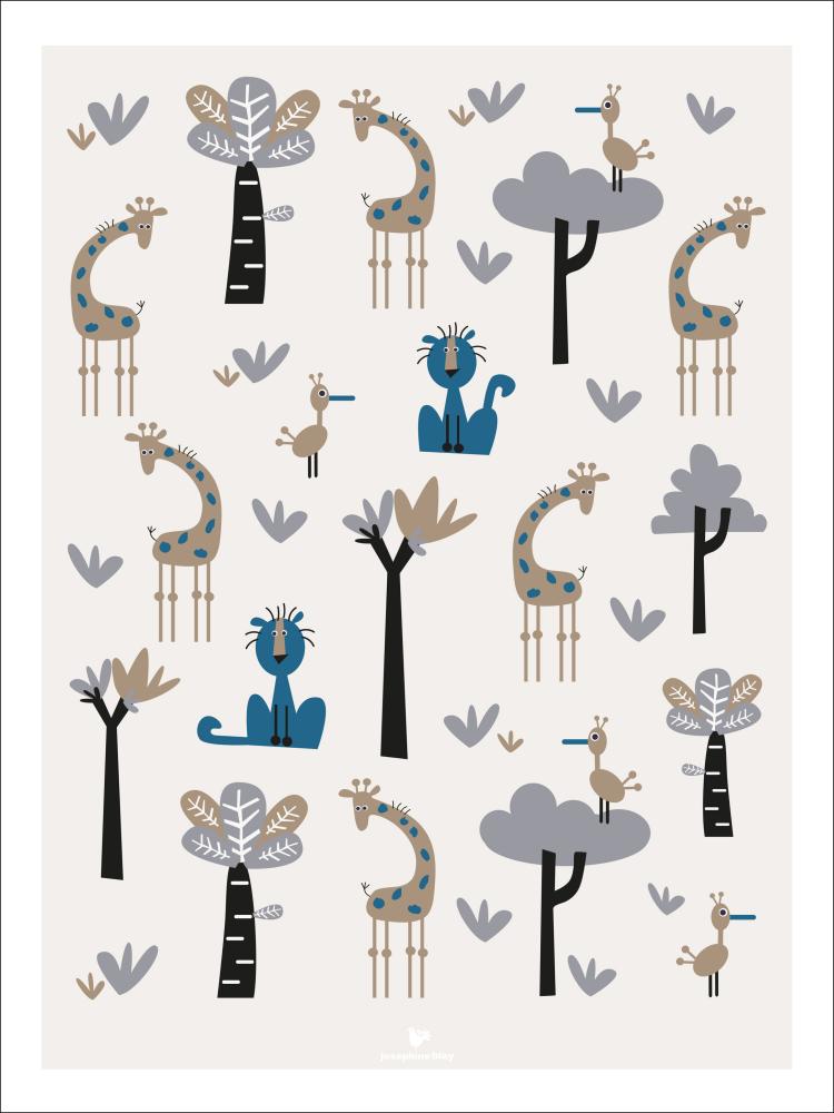 Bildverkstad Savannah - Beige Poster