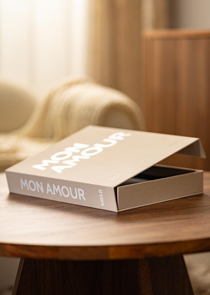 KAILA KAILA MON AMOUR - Coffee Table Photo Album (60 Black Pages)